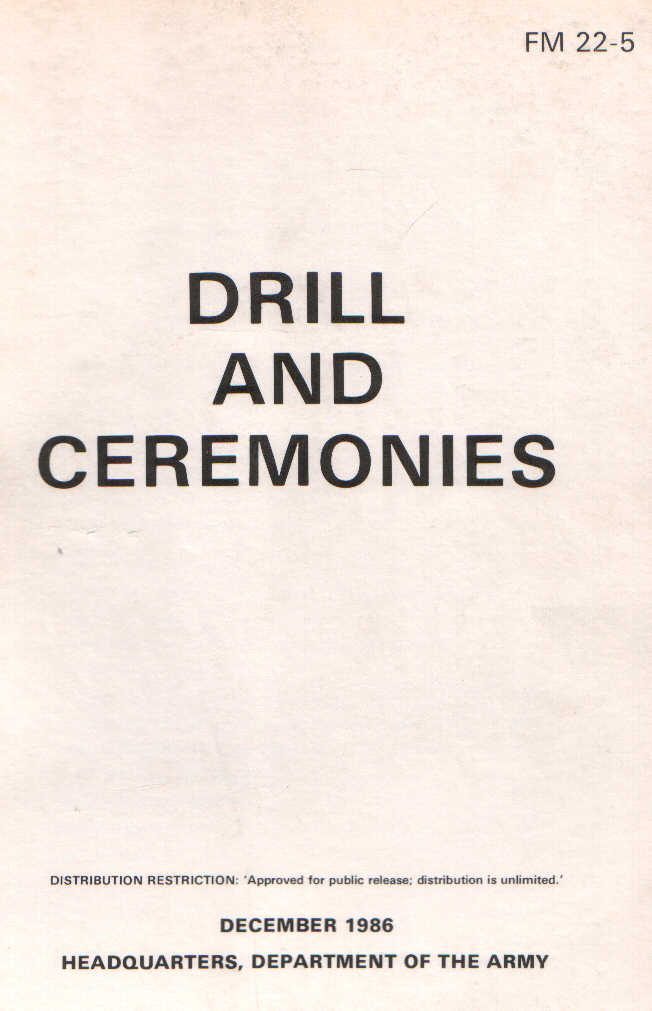FM 22-5 Drill and Ceremonies