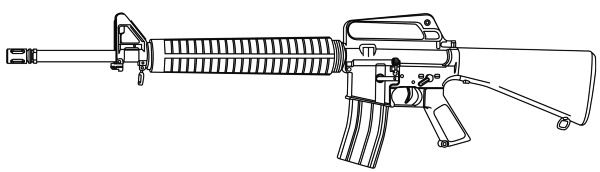 M16A2, Rifle, 5.56 mm