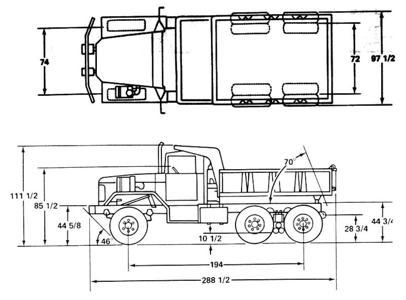Truck, Dump, 5 Ton, 6X6, M817