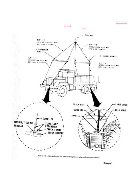 M817, Dump Truck, 5 Ton, 6X6